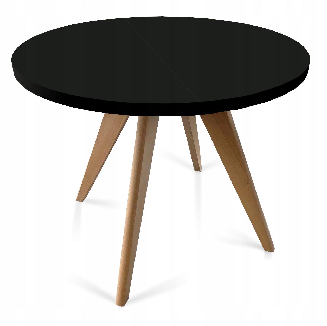 Stół okrągły FARO rozkładany 90/130 skandynawski Kolekcja SKANDI