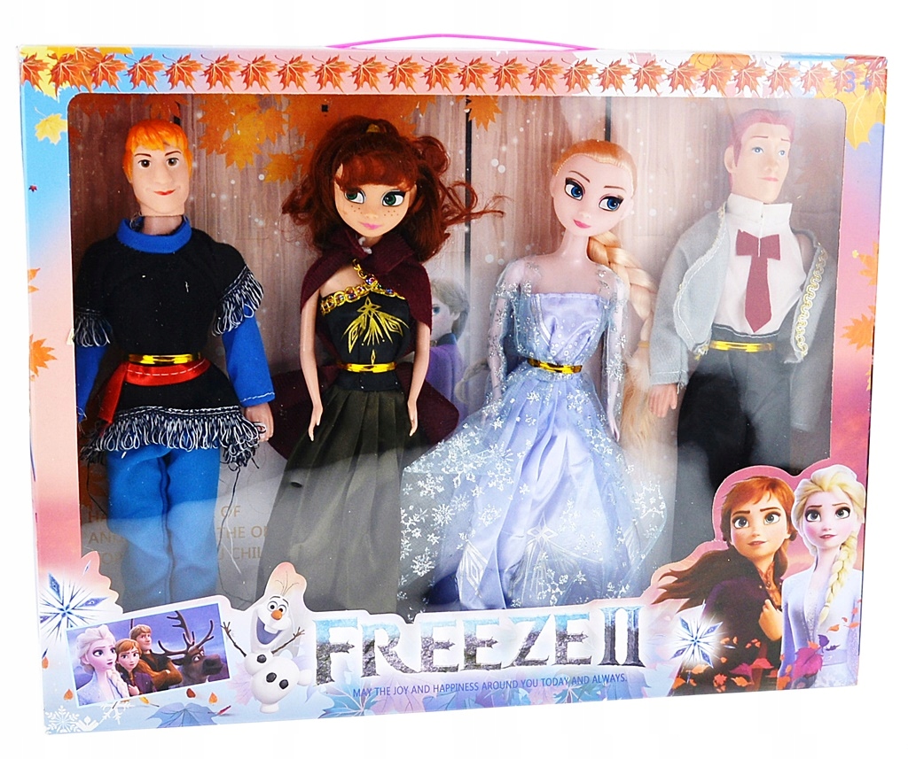

Lalki Frozen Elsa Anna Kristoff Hans Kraina Lodu