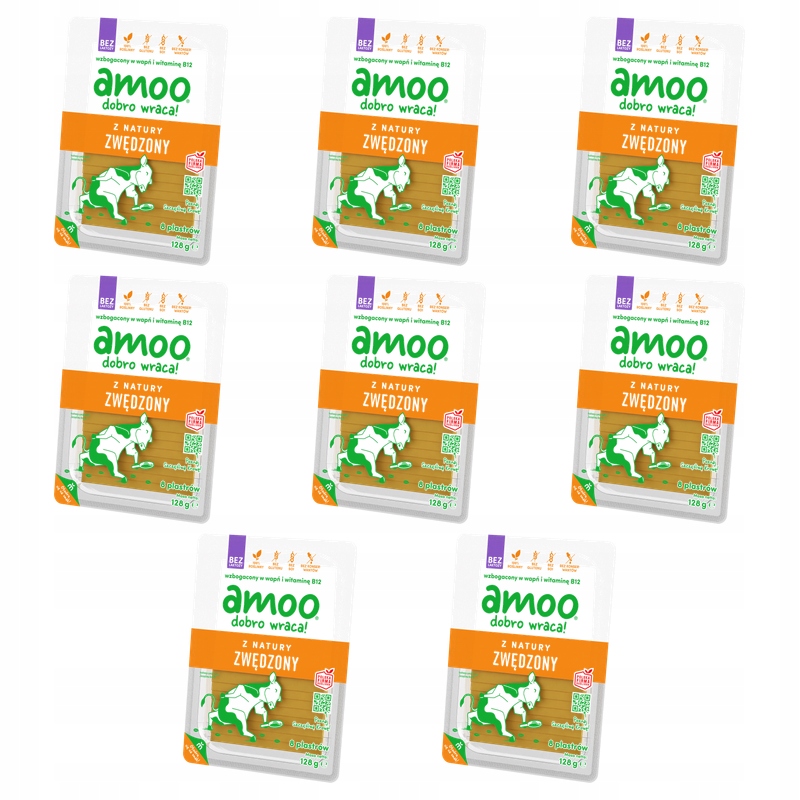 Amoo sýr z přírody zúžený 128 g X8