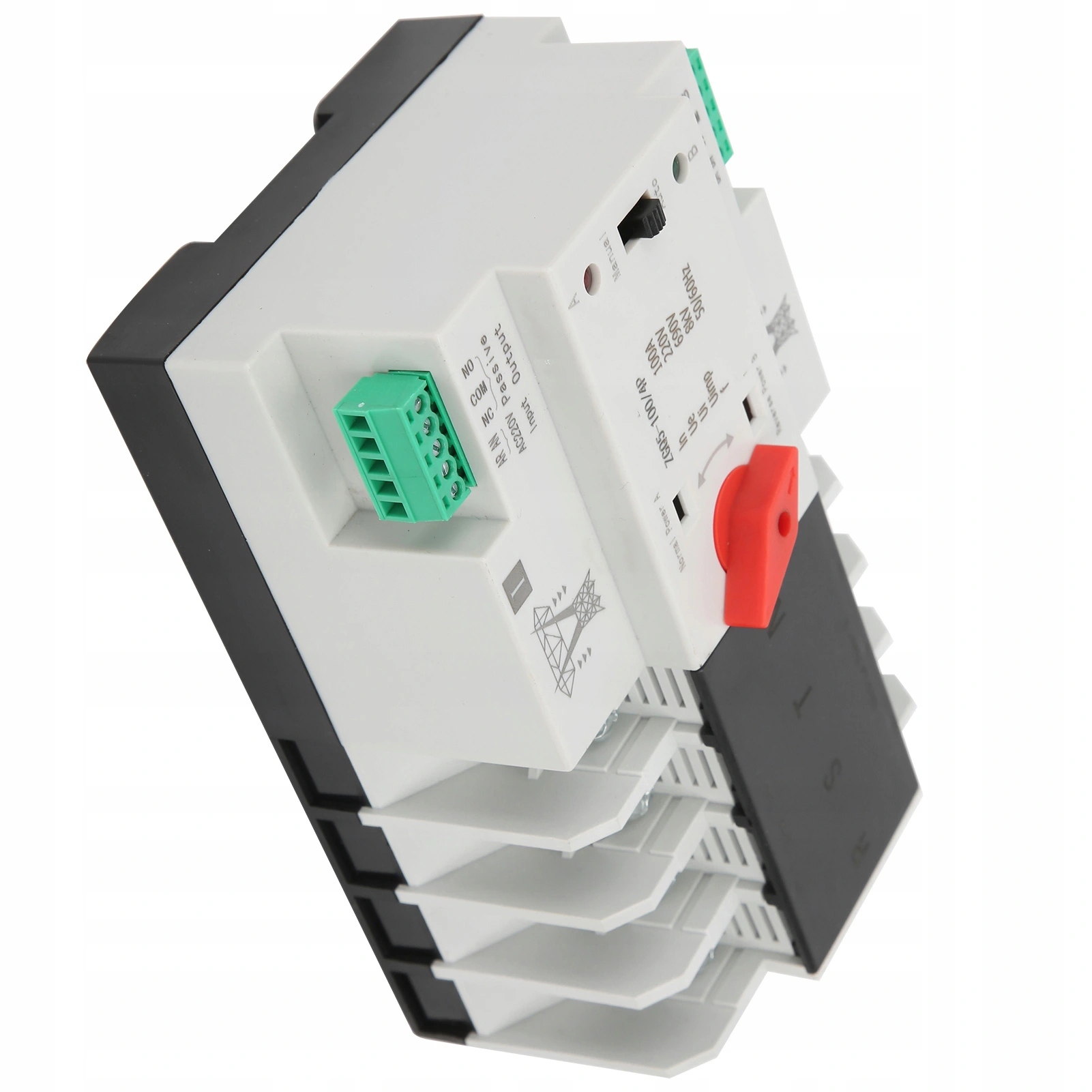 ZGQ5-100/4P AUTOMATYCZNY PRZEŁĄCZNIK PODWÓJNEGO ZASILANIA 220V 100A Wersja Amerykańska