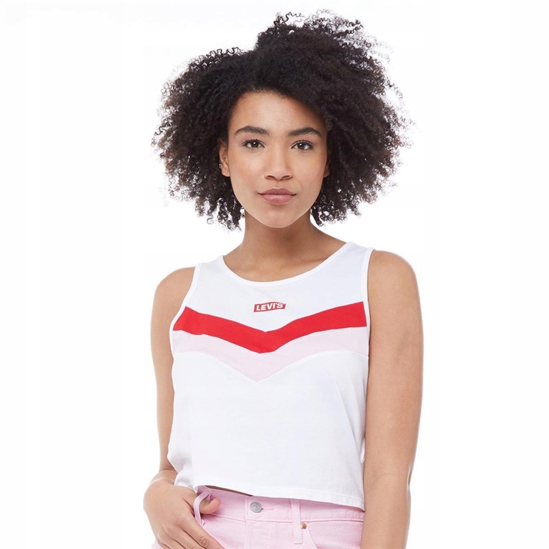 LEVI'S FLORENCE TANK TOP KOSZULKA T-SHIRT CROP XS