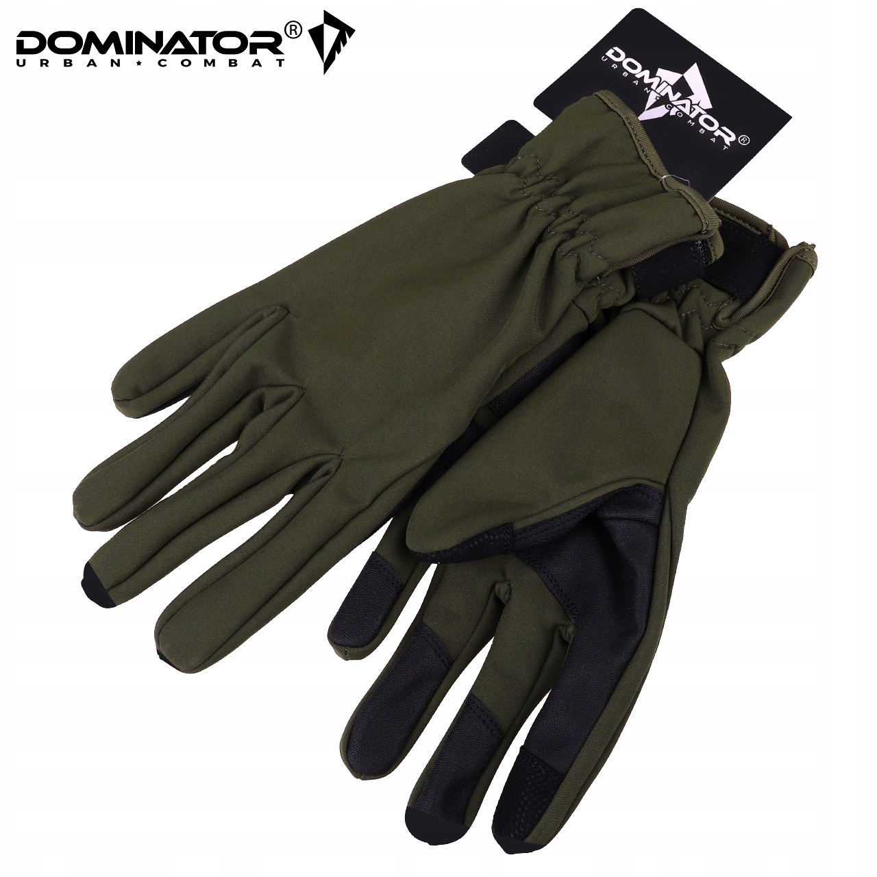 RĘKAWICE TAKTYCZNE SOFTSHELL DOMINATOR OLIVE S Wzór dominujący bez wzoru
