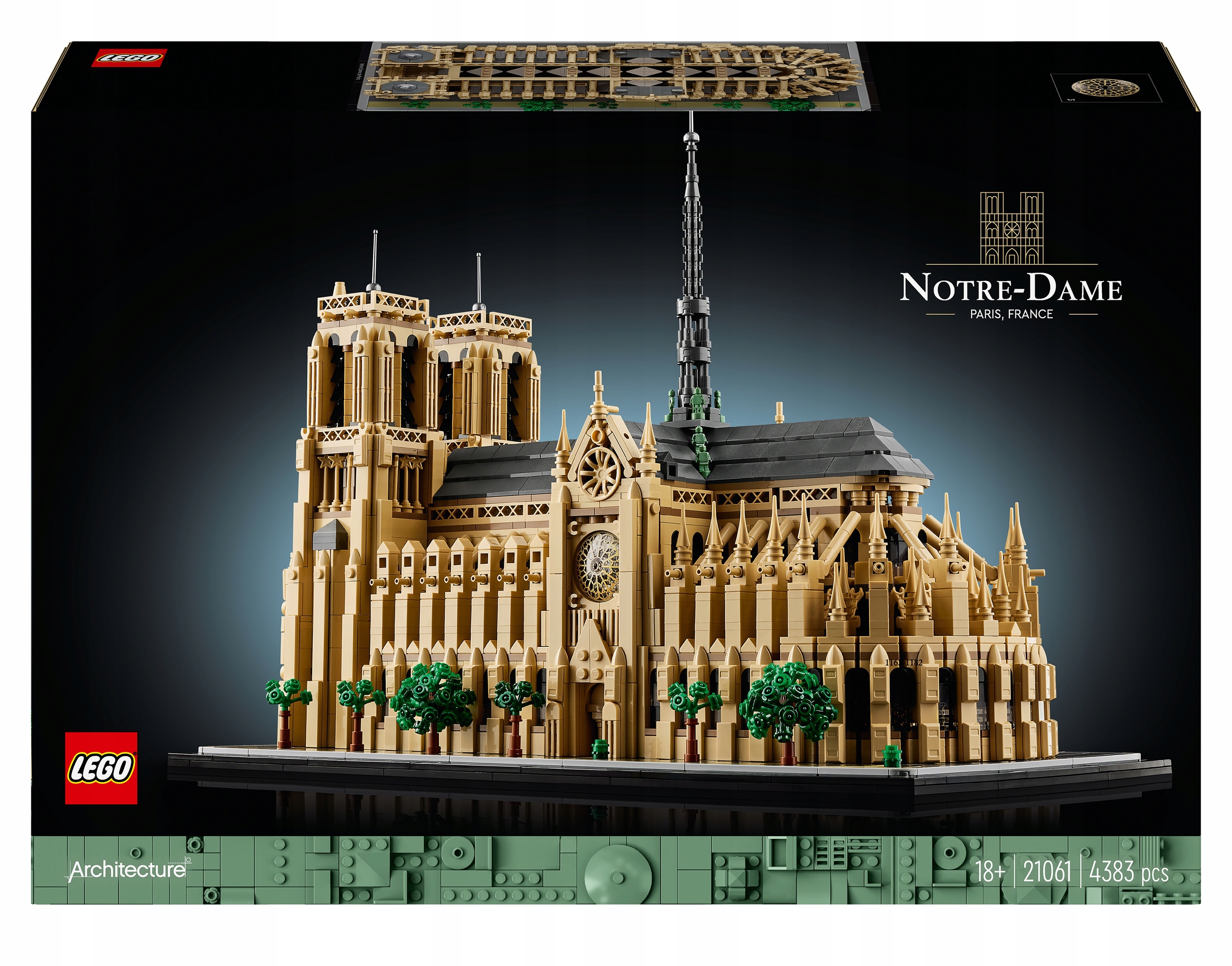 Lego Architecture – Notre-dame V Paříži – Sada Lego – 21061