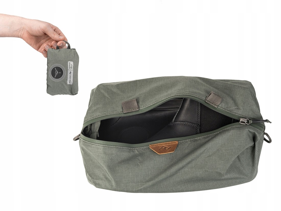 Pokrowiec Travel Line Peak Design Shoe Pouch Sage – na buty, szarozielony
