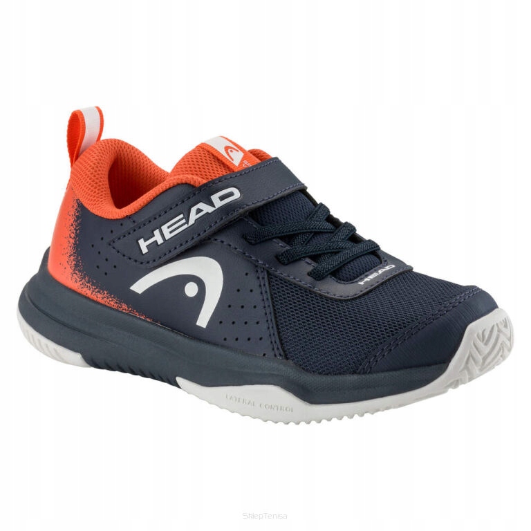 Buty tenisowe Head Sprint Velcro 4.0 juniorskie czarne 27,5