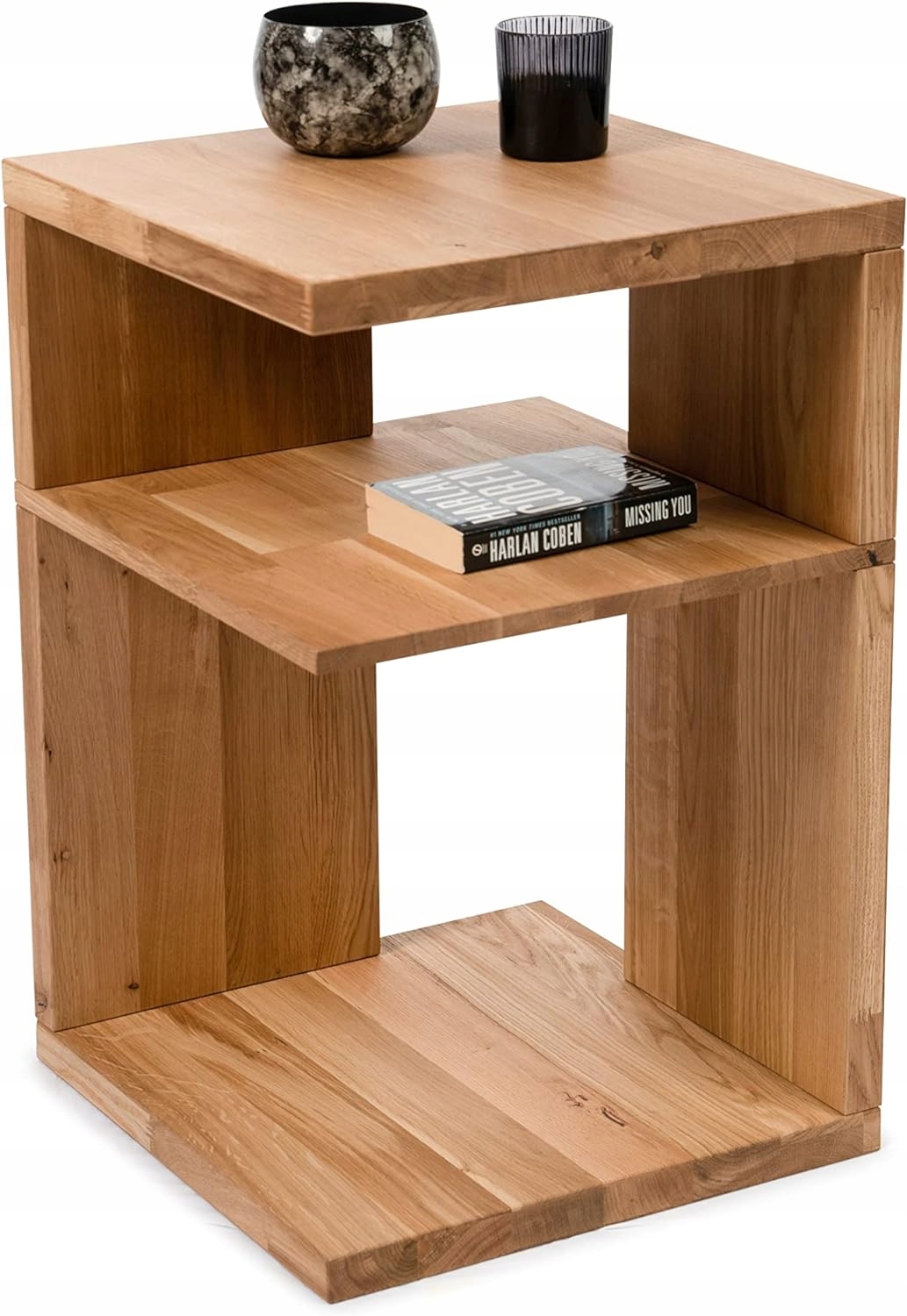 Stolík M2 Kollektion štvorcový 40 x 40 x 60 cm, dub divoký