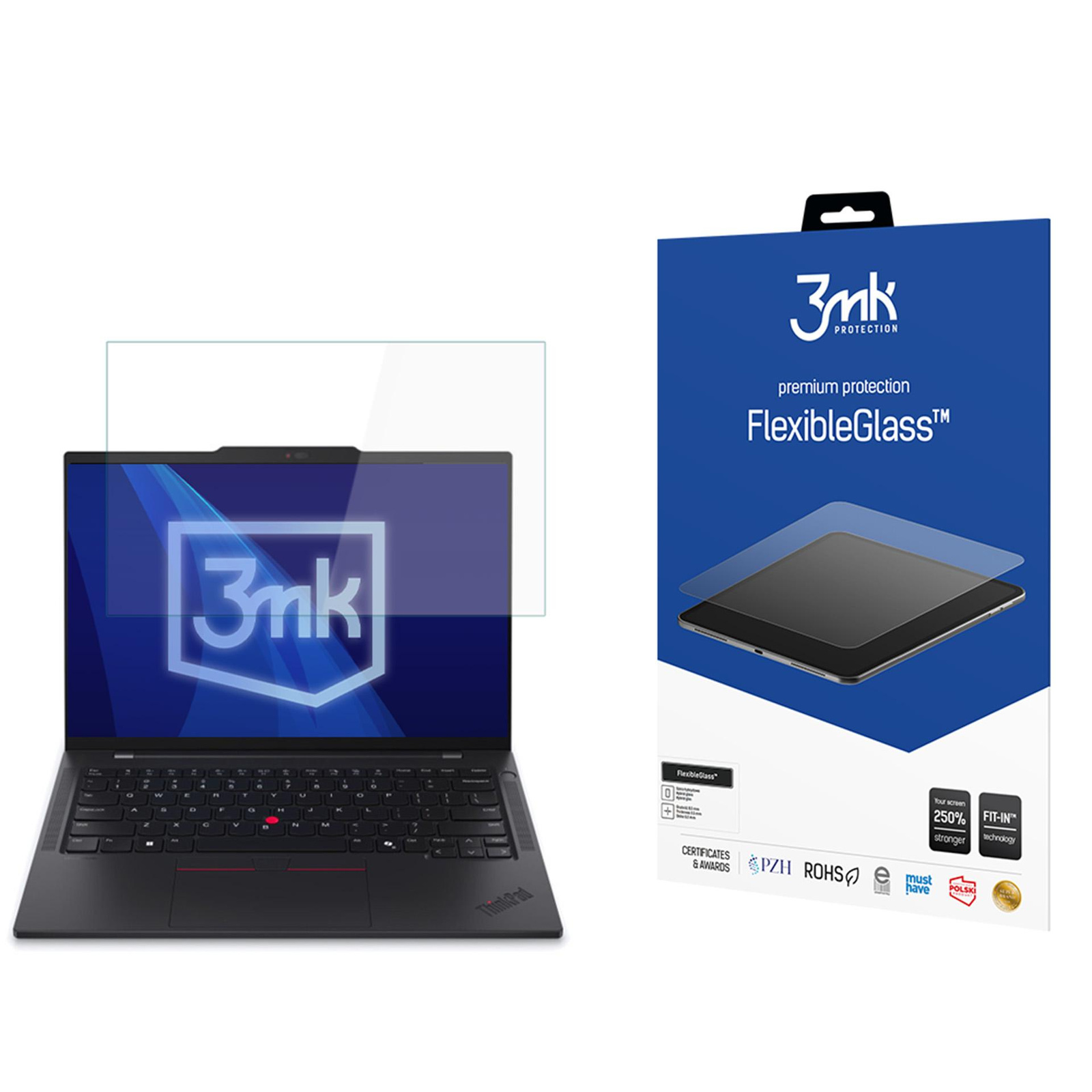Hybridní Sklo pro Lenovo ThinkPad T14 Gen 6 až 15" 3mk FlexibleGlass