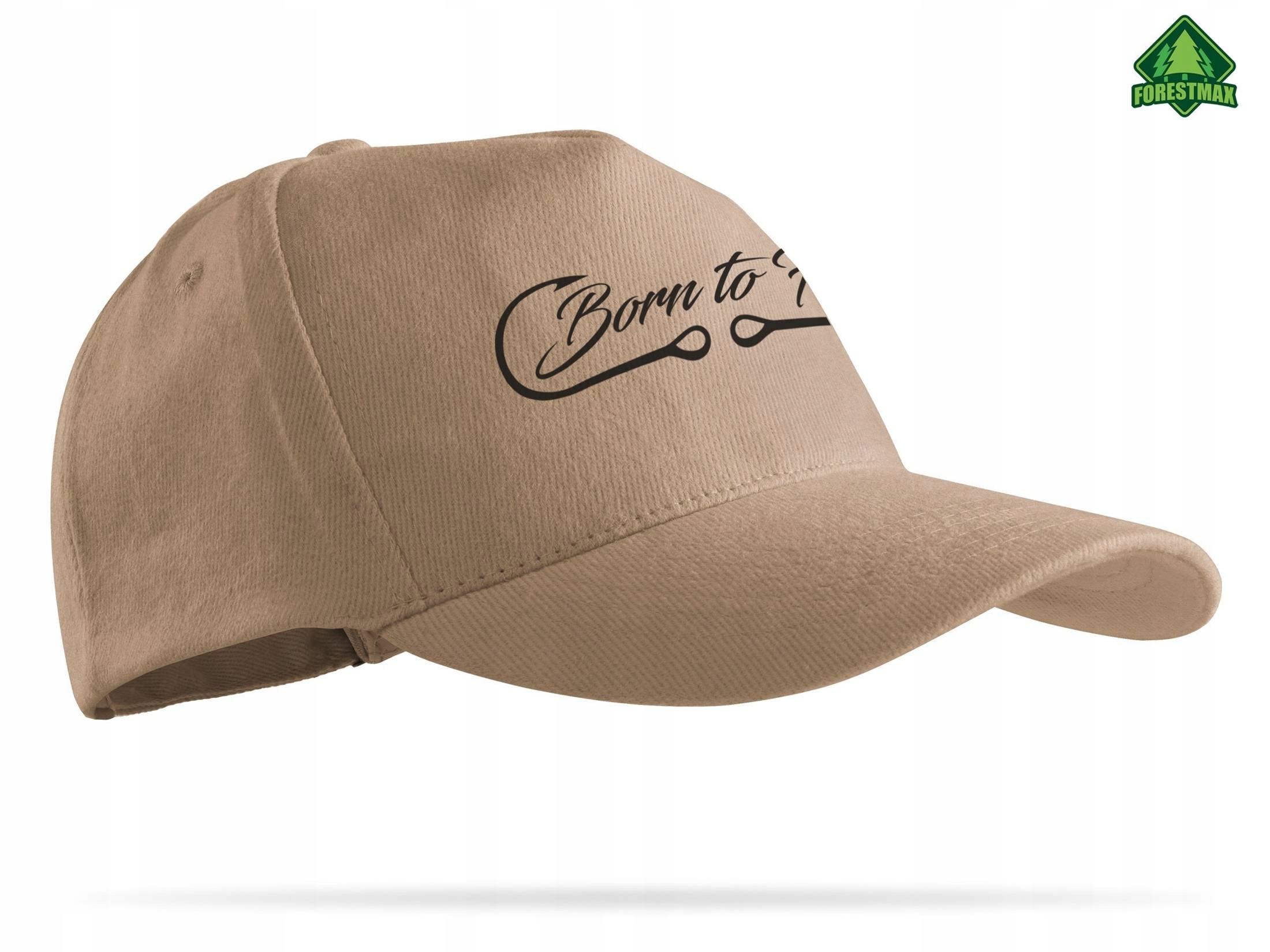 Czapka wędkarska z daszkiem Born to Fish Marka ForestMax