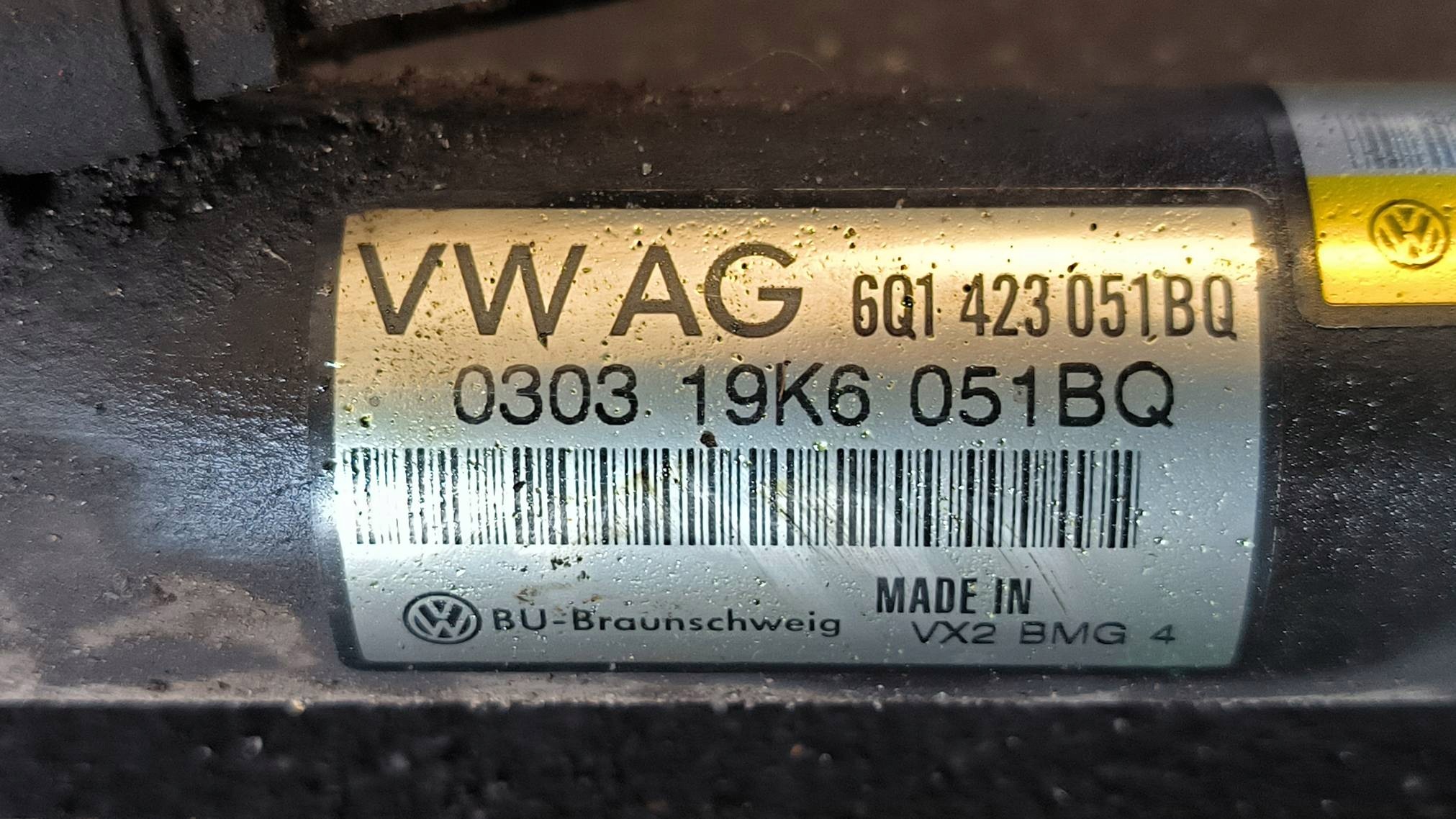 control 6Q1423051BQ SKODA FABIA and LIFT