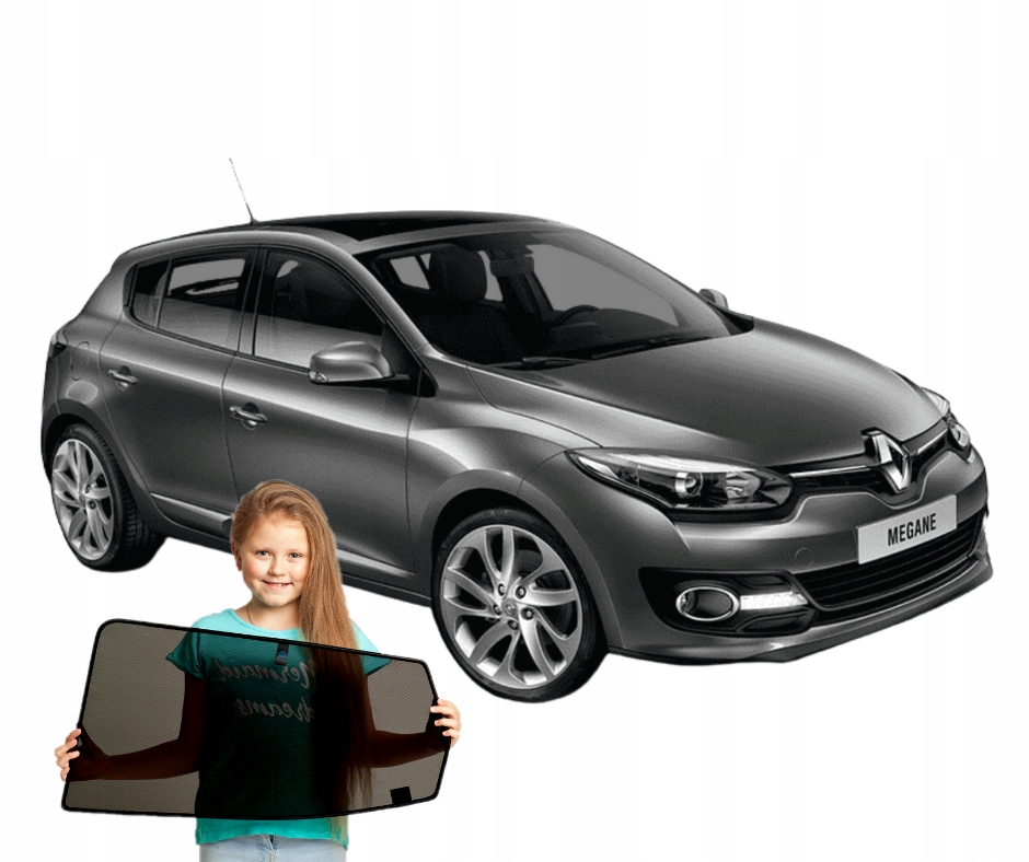 Záclony Rolety Kryty Dedikované na magnety pro Renault Megane 3 III Htb