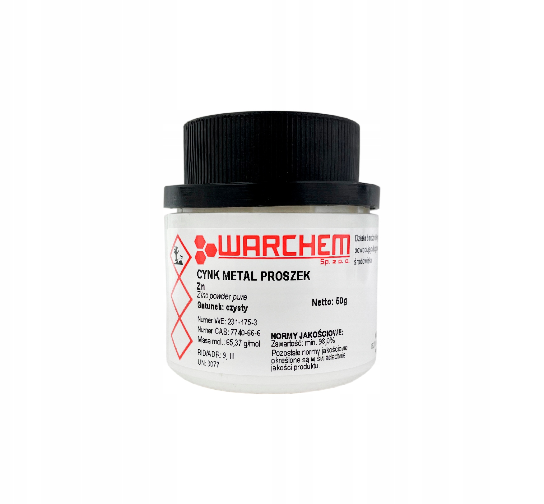 

Cynk Metal Proszek czysty 50g