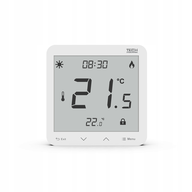Sterownik TECH ST-297 v3 Regulator pokojowy Biały