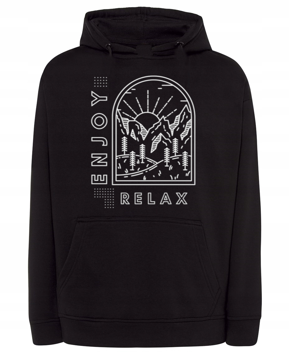 Pánská mikina s potiskem Hory Slunce vel. 4XL