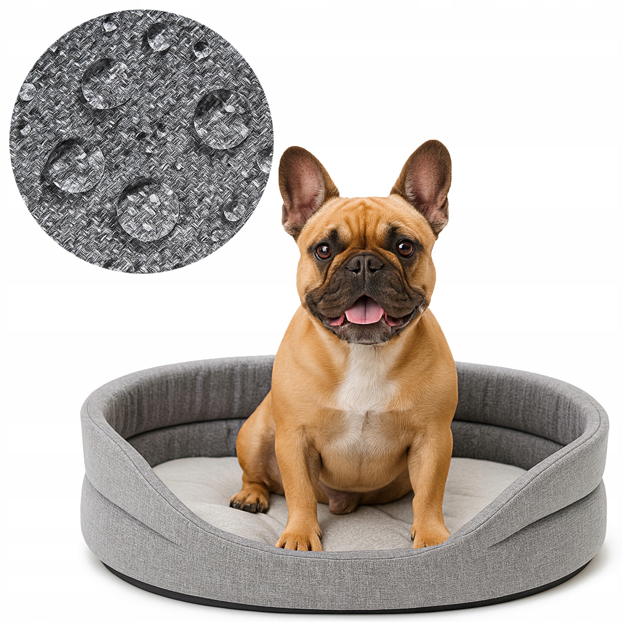 Levně Pelíšek Voděodolné potah pro psa kočku Standard L Len Kožešina měkké