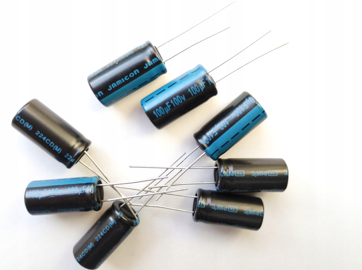 [10szt] Kondensator Jamicon seria Tk 100uF 100V Ø10x20mm raster 5mm