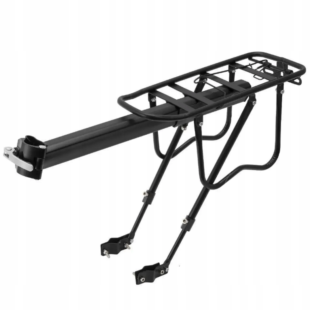 Aluminiowy Bagażnik Rowerowy do 50kg Uniwersalny Tylny 35,5 x 14,5 cm