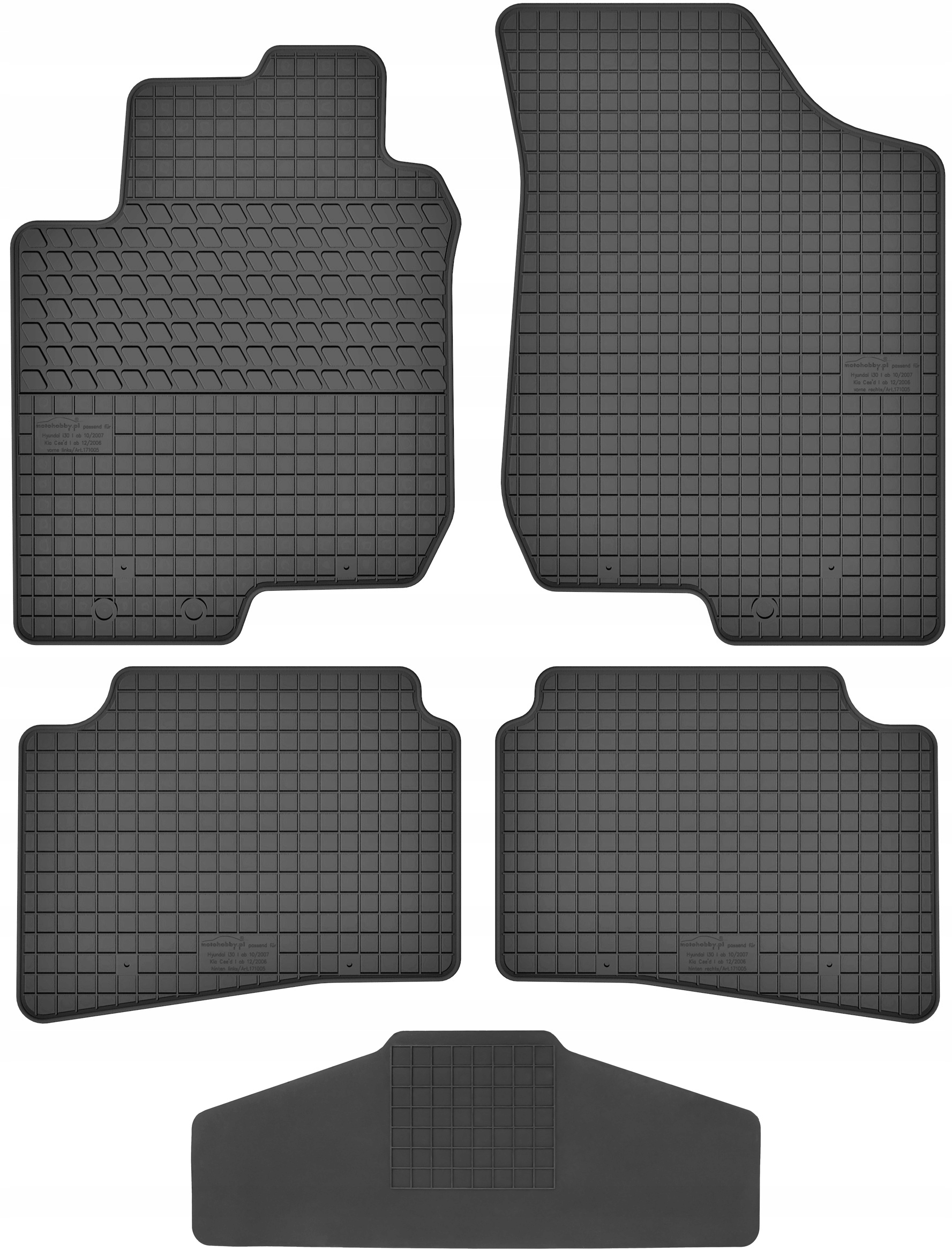 

Kia Ceed I 2007-2012 Dywaniki z tunelem