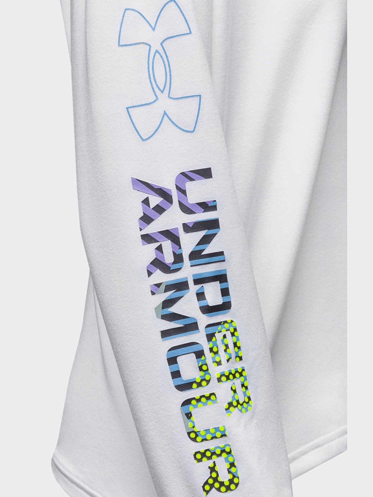 mikina s kapucí Sportovní Under Armour Rival Terry Bílá vel.