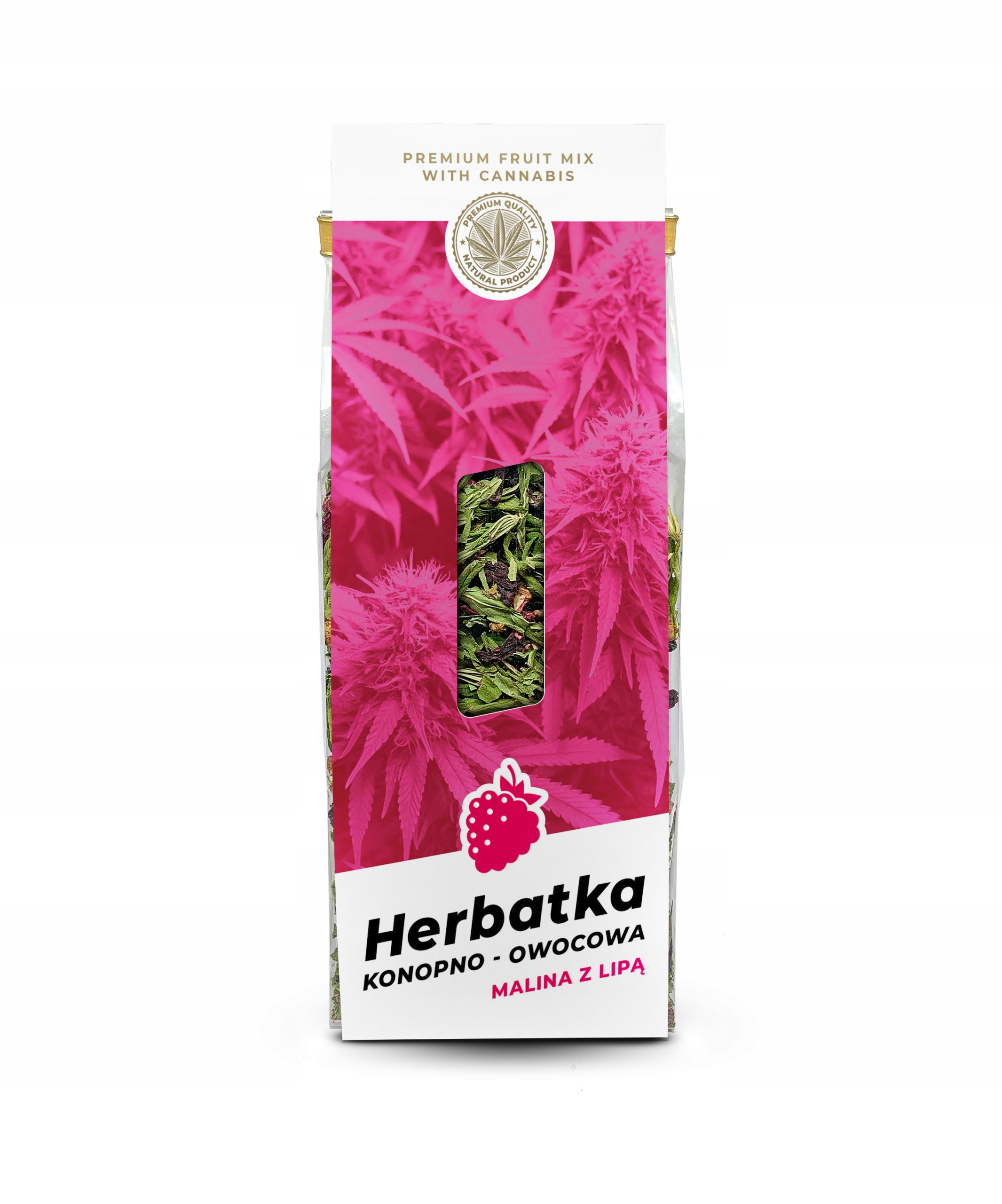 

Herbatka konopno owocowa Malina Z Lipą 45g