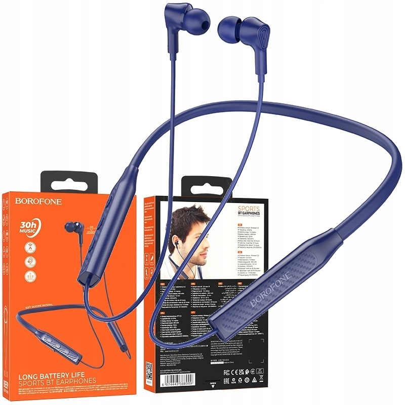 

BE59 Słuchawki sportowe Bluetooth 5.3 30h 200h 27g