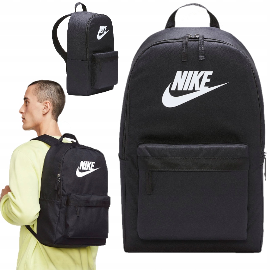 Batoh Nike Heritage Černý Klasický Školní Sportovní Do Školy