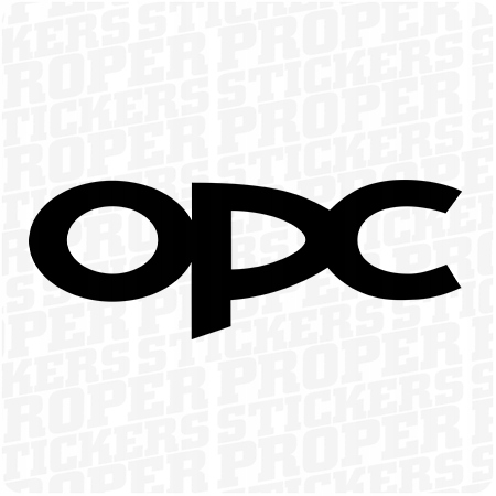 

Opel Opc naklejka 5 x 1,8 cm