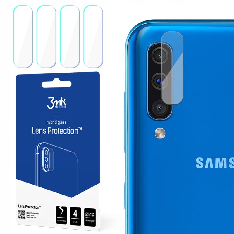 

4 Szkła na obiektyw aparatu 3mk Lens do Galaxy A50