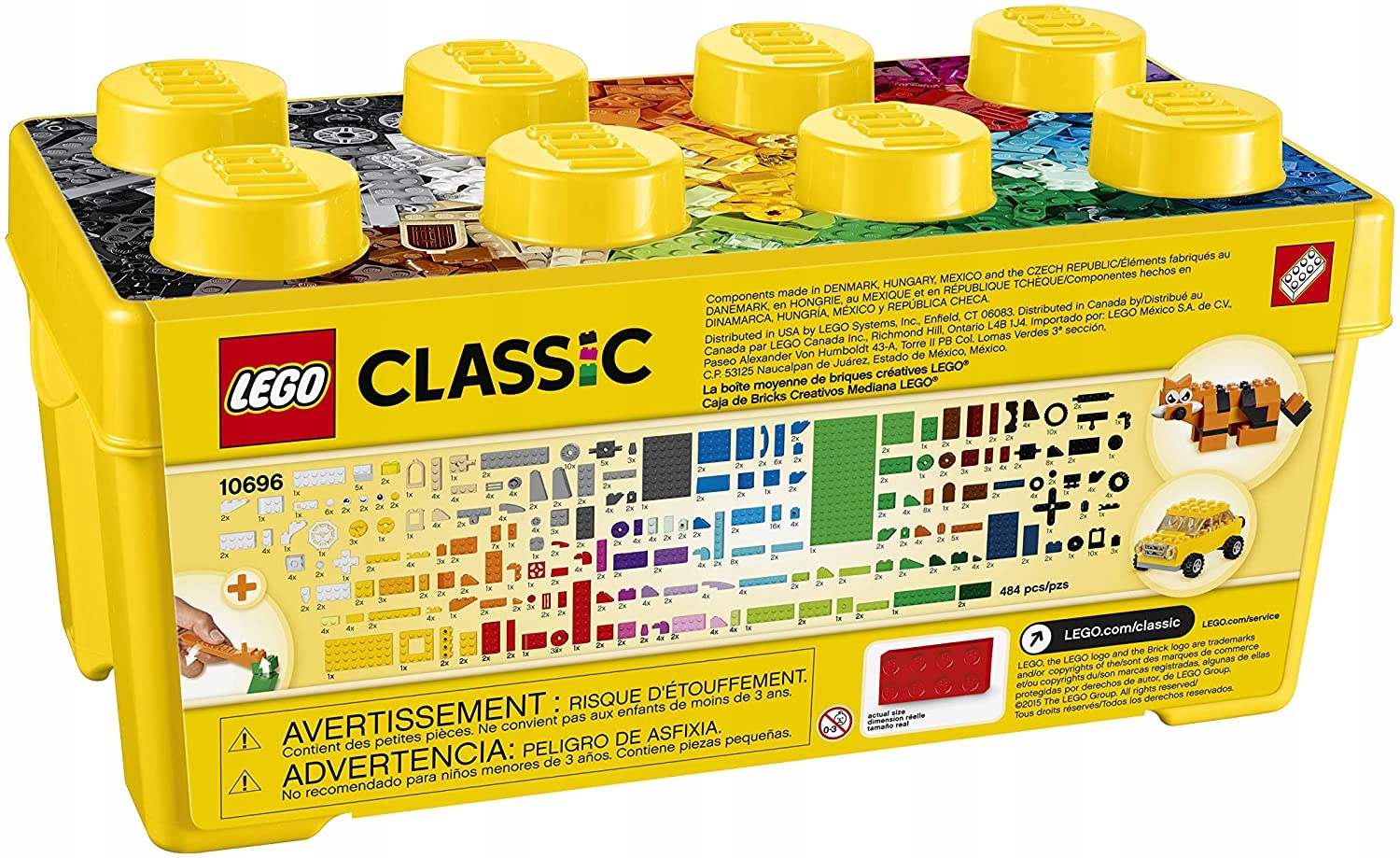 LEGO CLASSIC 10696 Kreatywne klocki średnie Marka LEGO