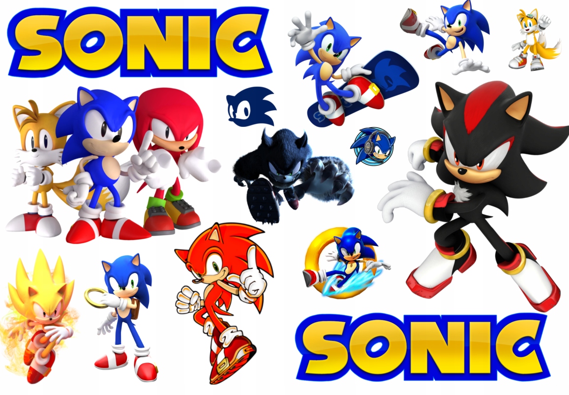 

Tymczasowe Tatuaże Zmywalne Sonic