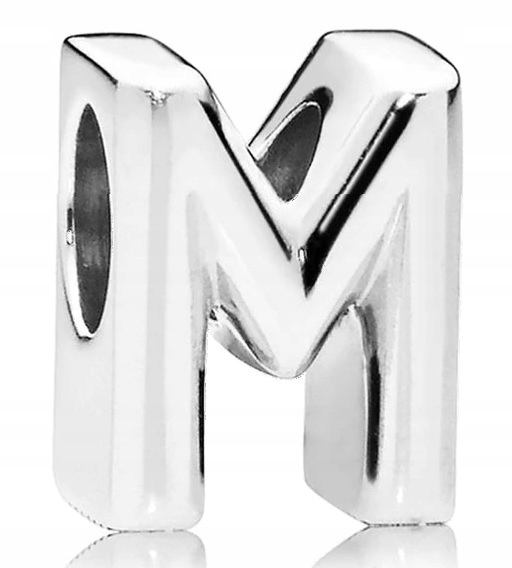 

Charms Literka M srebro 925