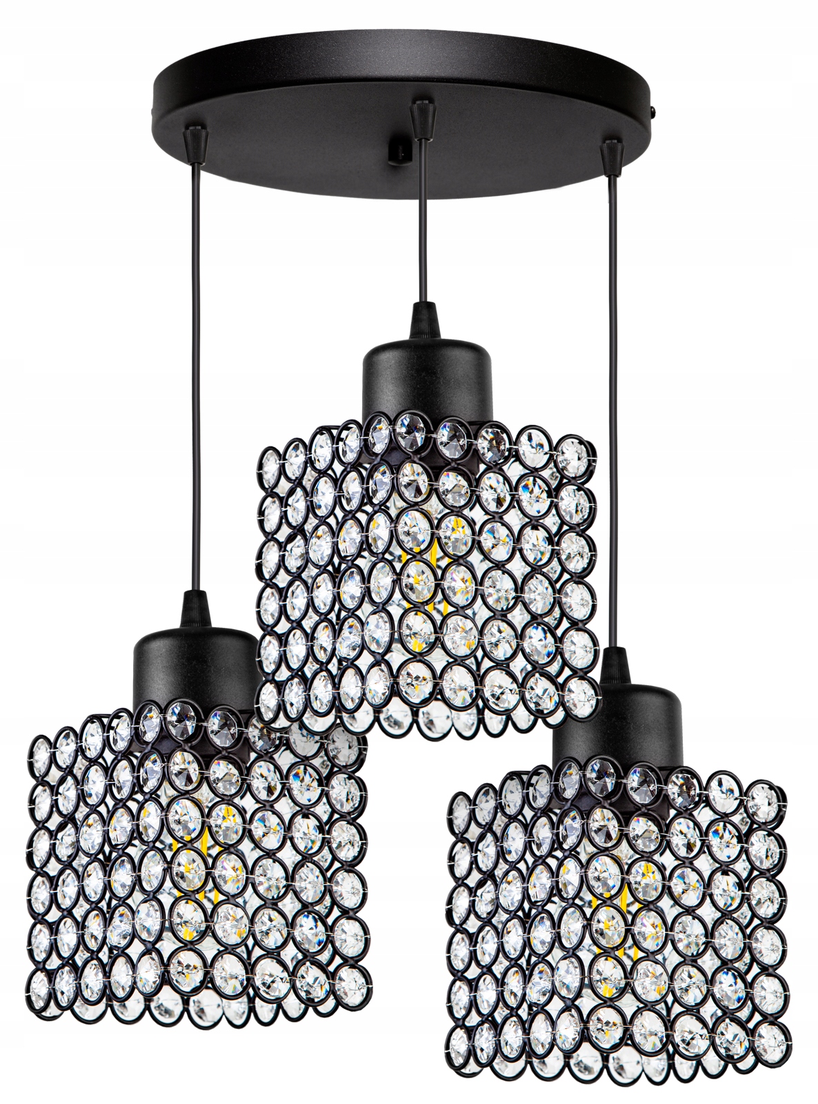 

Lampa Wisząca Sufitowa Żyrandol Plafon Kryształki