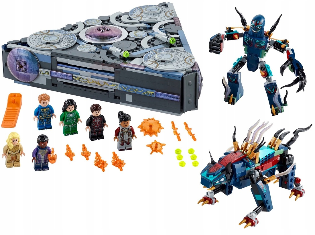 1040 ele stavebnice Lego Eternals Heroes Domo Vzniká 76156