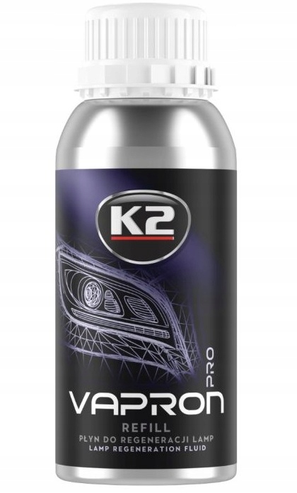 K2 VAPRON REFILL PŁYN DO CZAJNICZKA REGENERACJA RENOWACJA REFLEKTORÓW LAMP