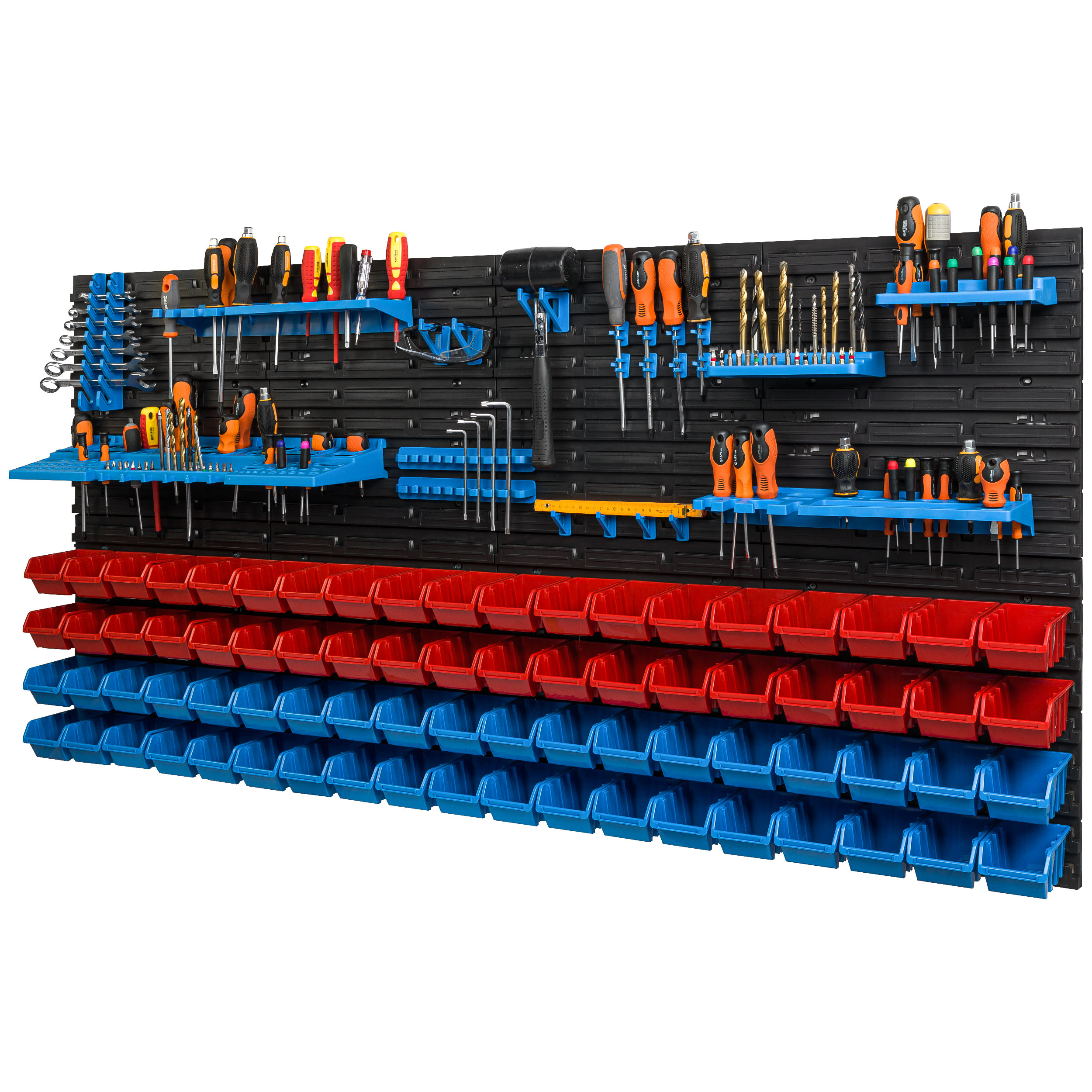 Dílenská tabule na nářadí 154x78 cm 76 záchodů