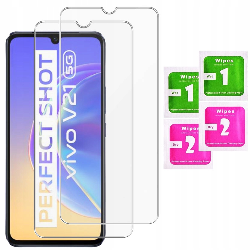 

2x Szkło Hartowane Szybka do Vivo V21