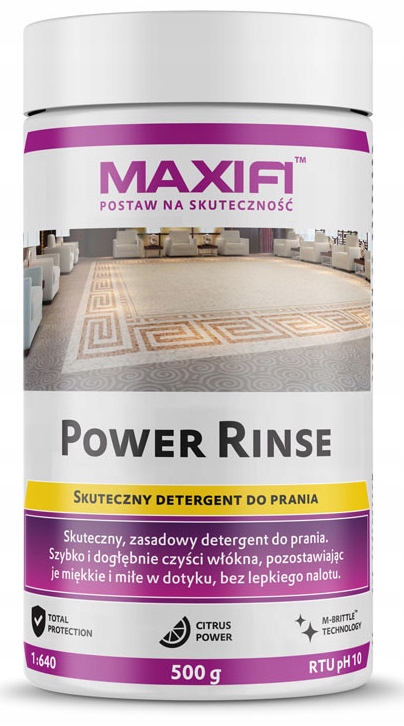 MAXIFI POWER RINSE 0,5kg DO PRANIA EKSTRAKCYJNEGO