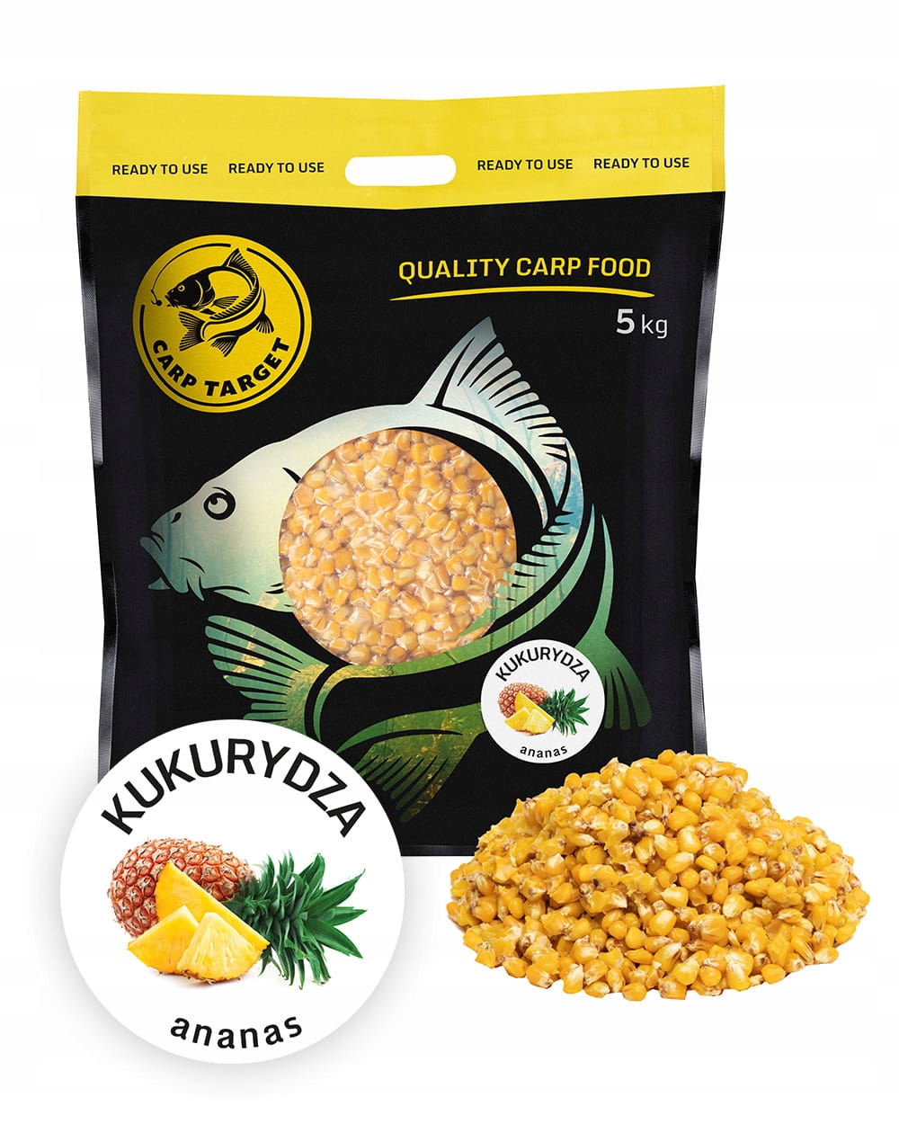 Gotowana Kukurydza Ananas Zanęta Wędkarska 5 kg