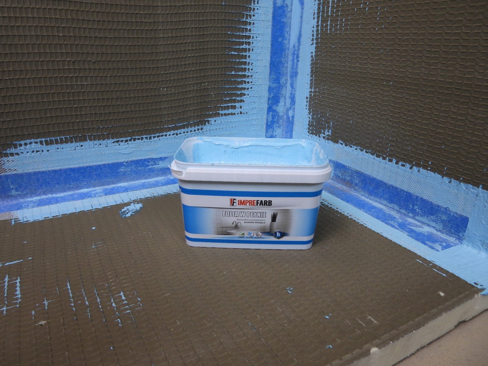 IMPREFARB NAROŻNIK USZCZELNIAJĄCY PL2 NIEBIESKI WEWNĘTRZNY Typ uszczelnianie