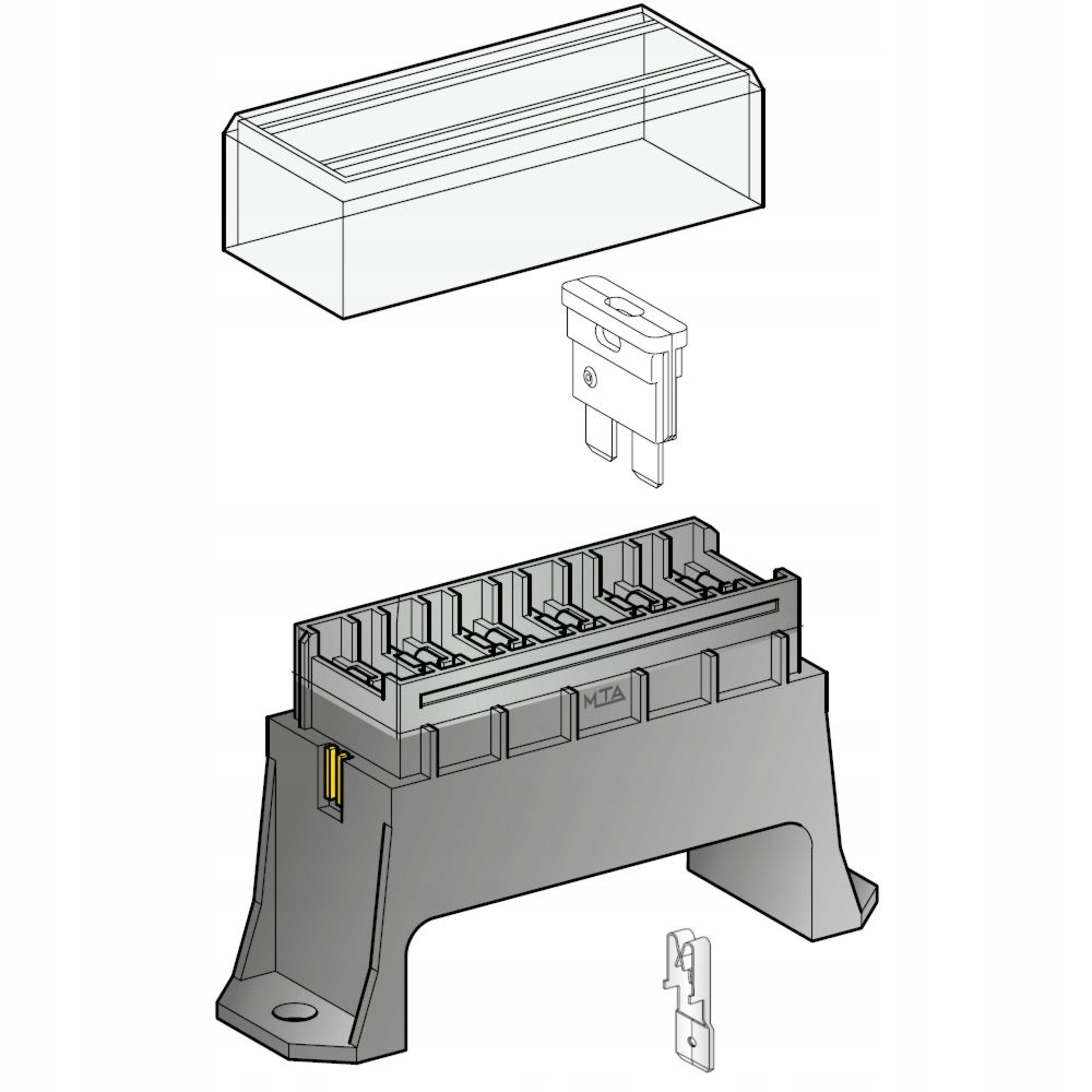 Skrzynka bezpiecznika 6-krotna stojąca Producent części e-connectors