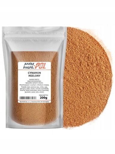 4x Mletá Skořice 200g Přírodní aromatické koření vysoká kvalitaKol-Pol