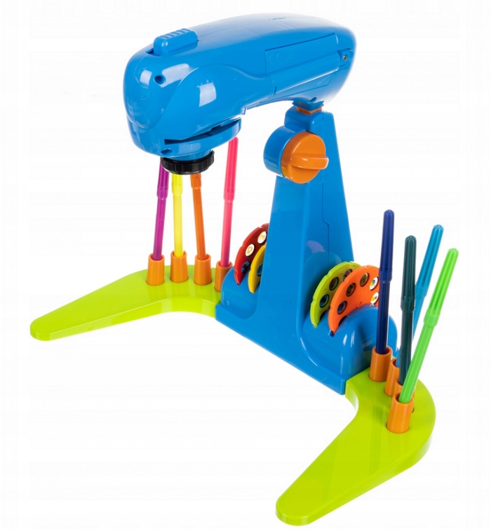 Projektor do rysowania niebieski Szerokość produktu 30.5 cm