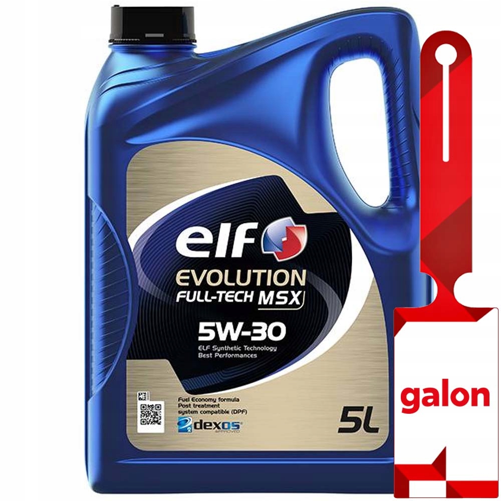 Elf Evolution Full-Tech Msx 5W30 5L syntetyczny olej silnikowy