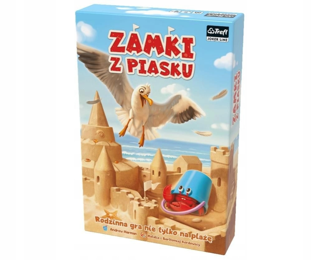 Zamki z Piasku - Ciekawa GRA PLANSZOWA dla RODZINY Planszówka dla DZIECKA Wydawca Trefl