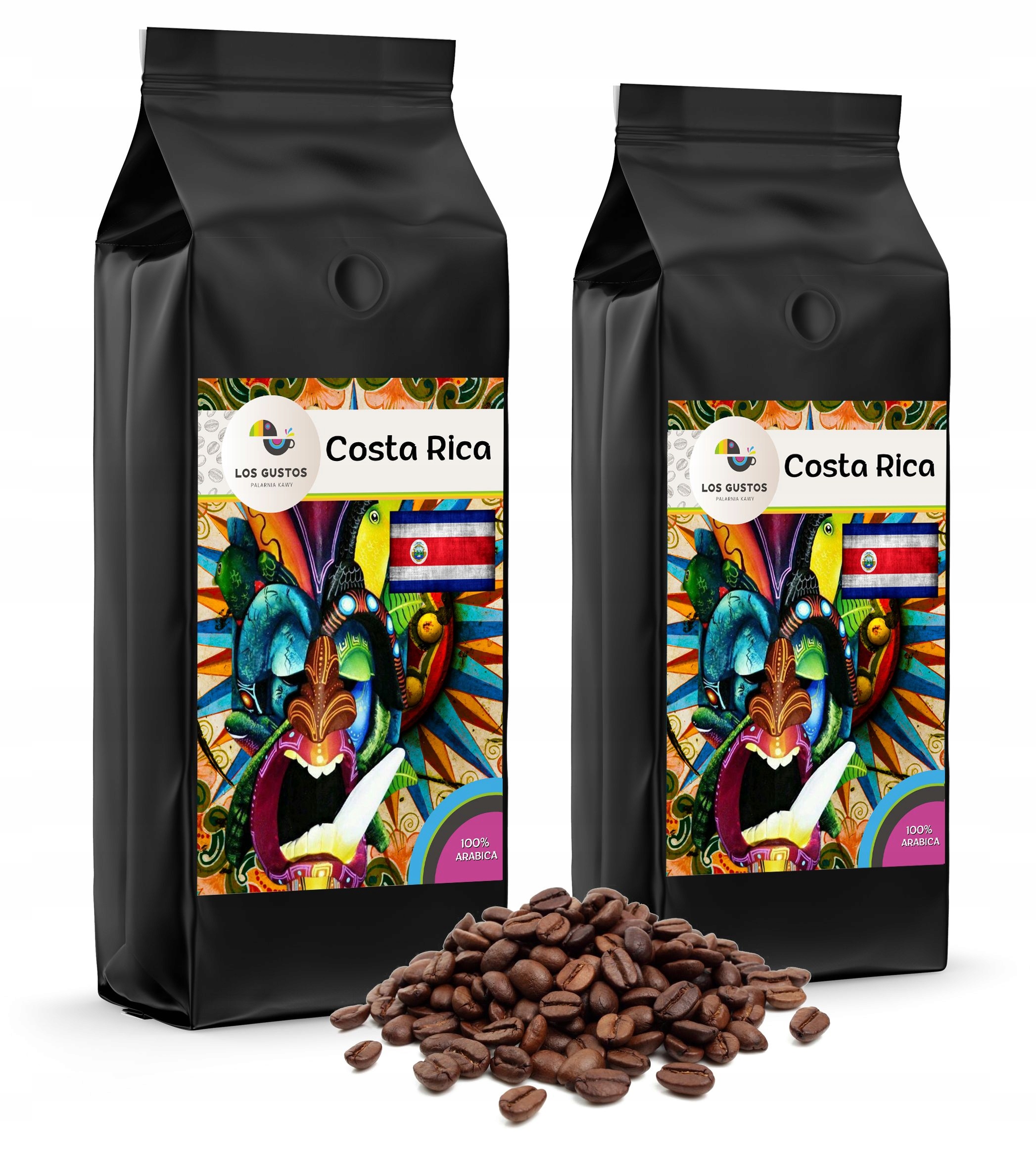 Levně Káva zrnková Kostarika Tarrazu 2x1000g LosGustos