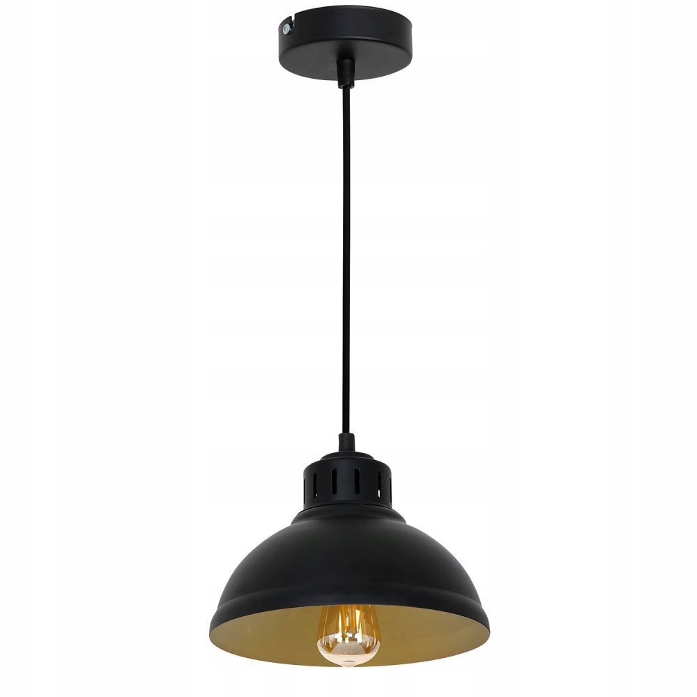 Černá závěsná lampa Sven 9142 Luminex