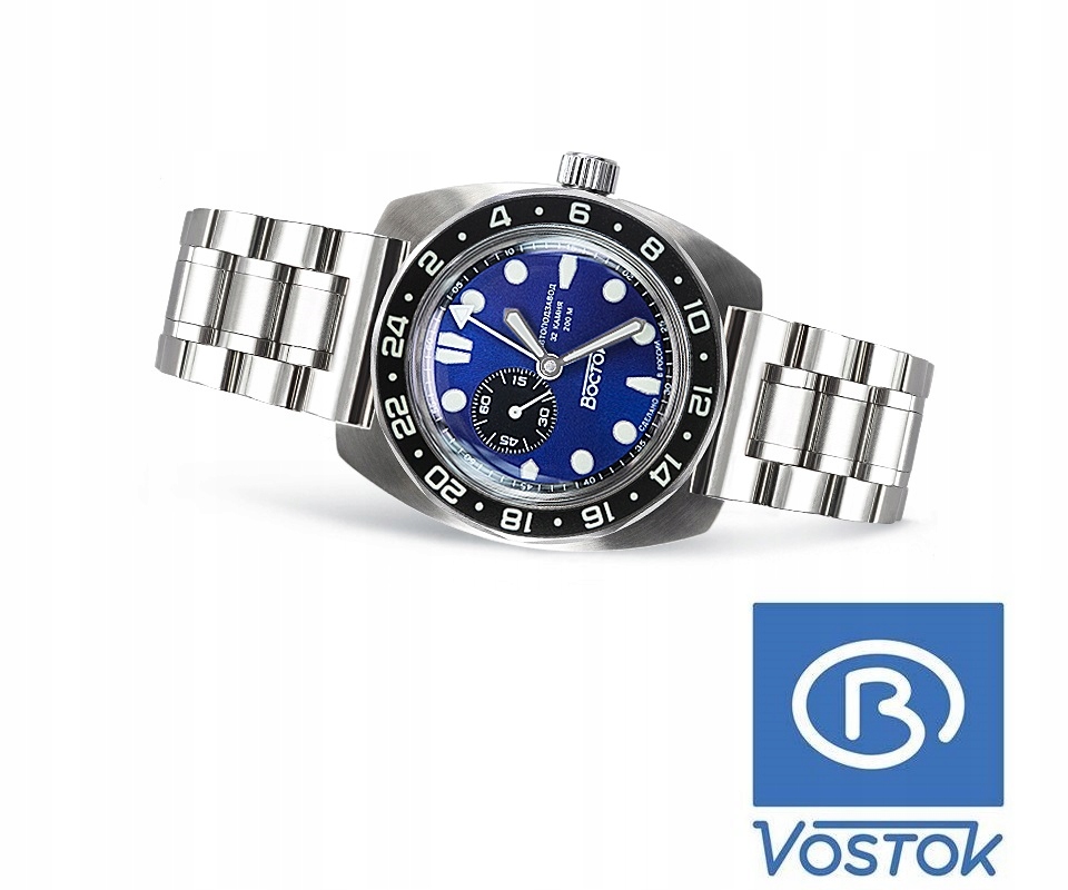 Hodinky Vostok Automatik 2426.12 Gmt Amphibia 17035B Batman