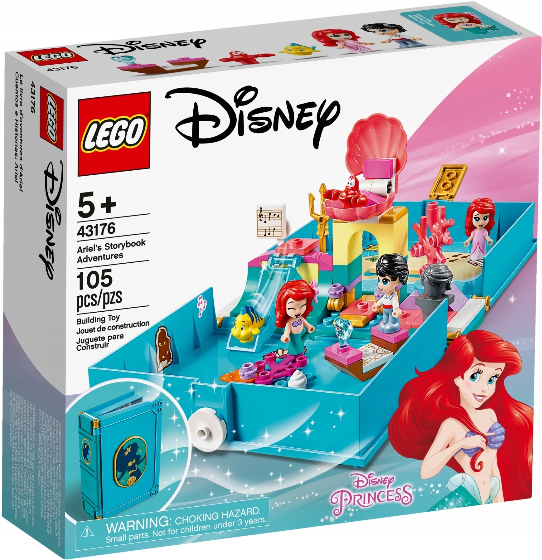 

Lego Disney 43176 Książka z Przygodami Arielki
