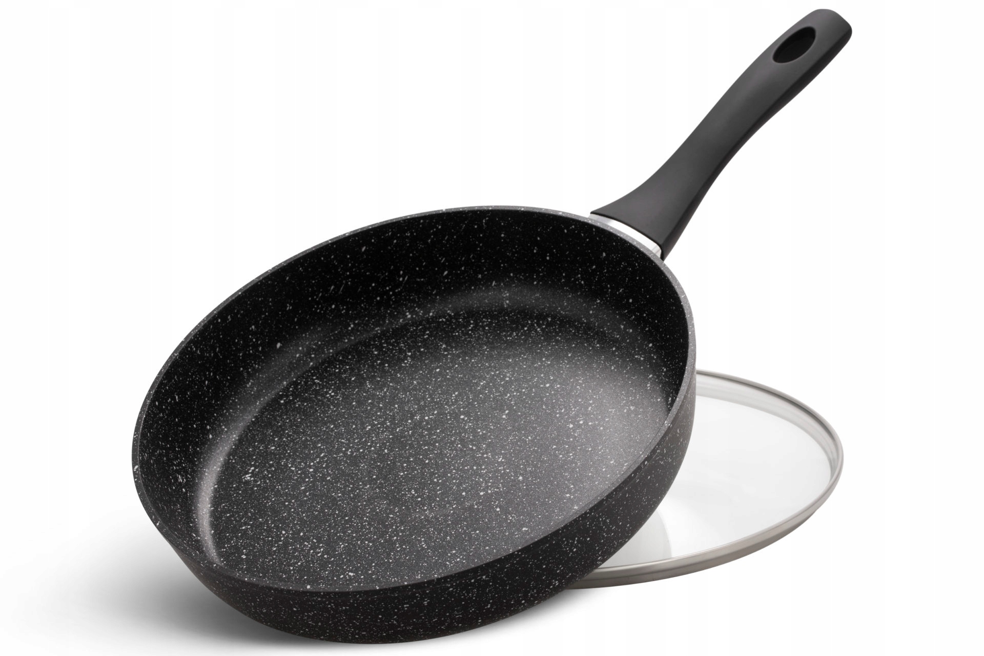 

Patelnia Głęboka Marmurowa Zilner 24CM Z Pokrywą