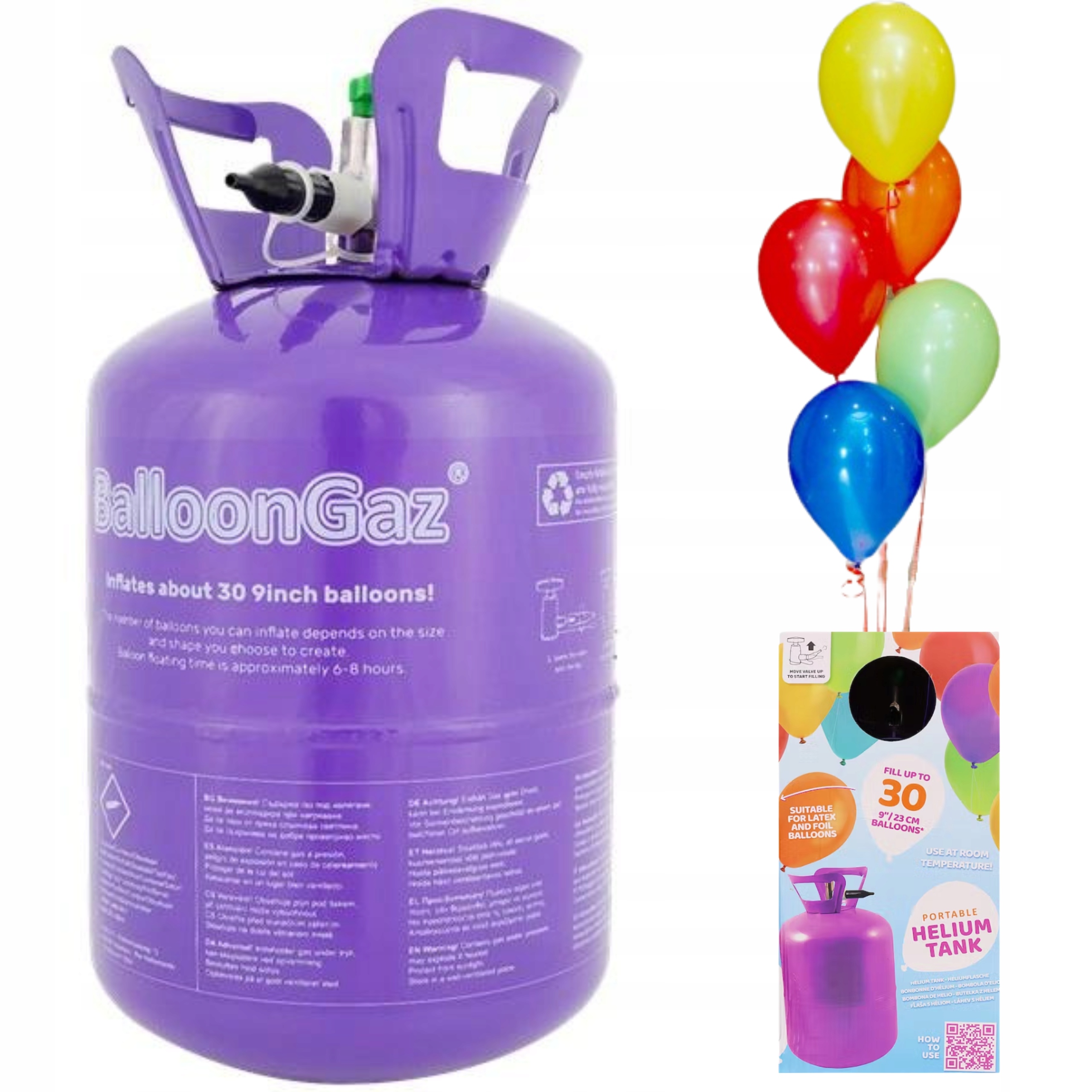 bonbonne helium 30 ballons