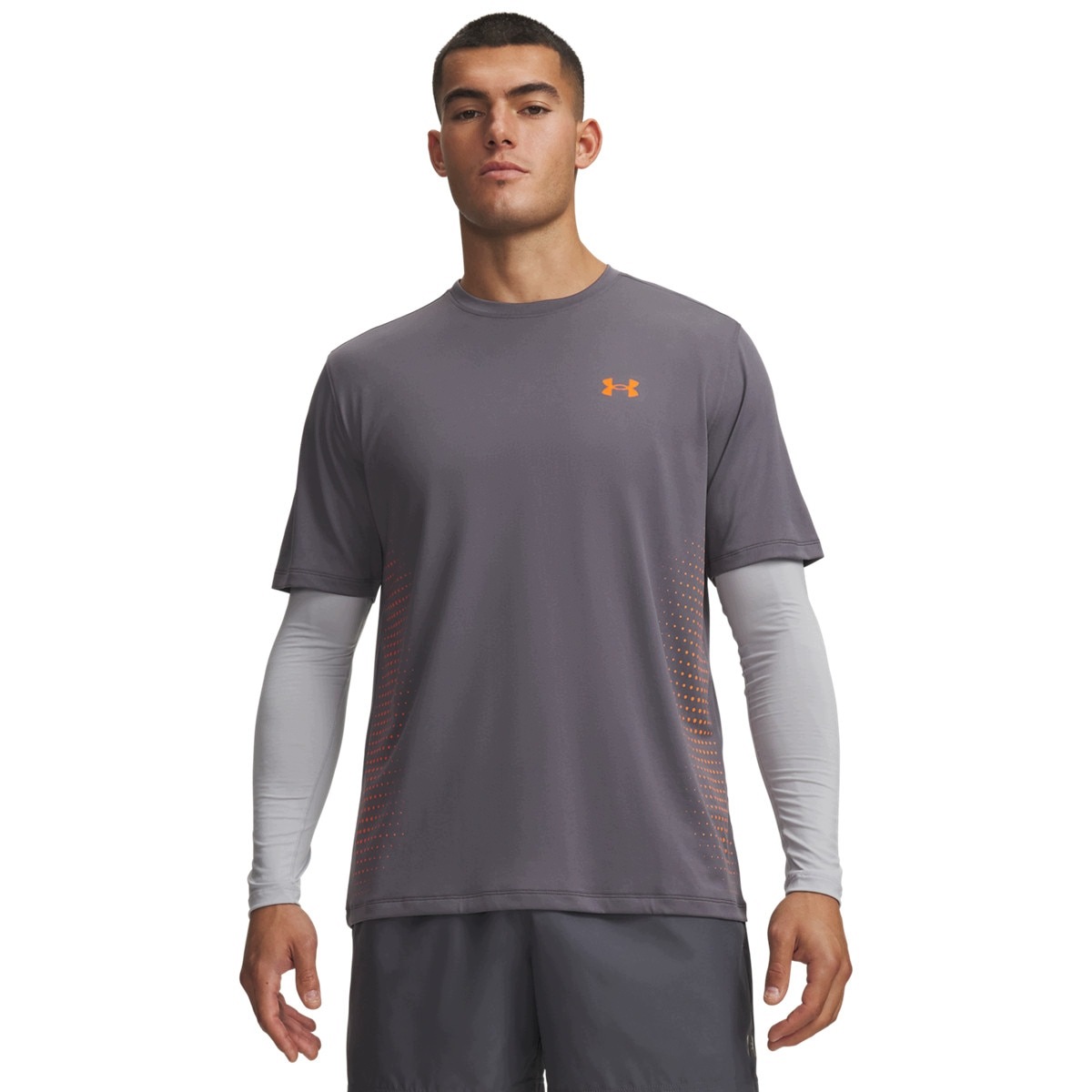 Męska koszulka treningowa Under Armour Ua Tech Play Short Sleeve Szary XXL